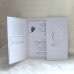 Square Invitation Card Thank You Card Marriage Invitation Customized  White Card